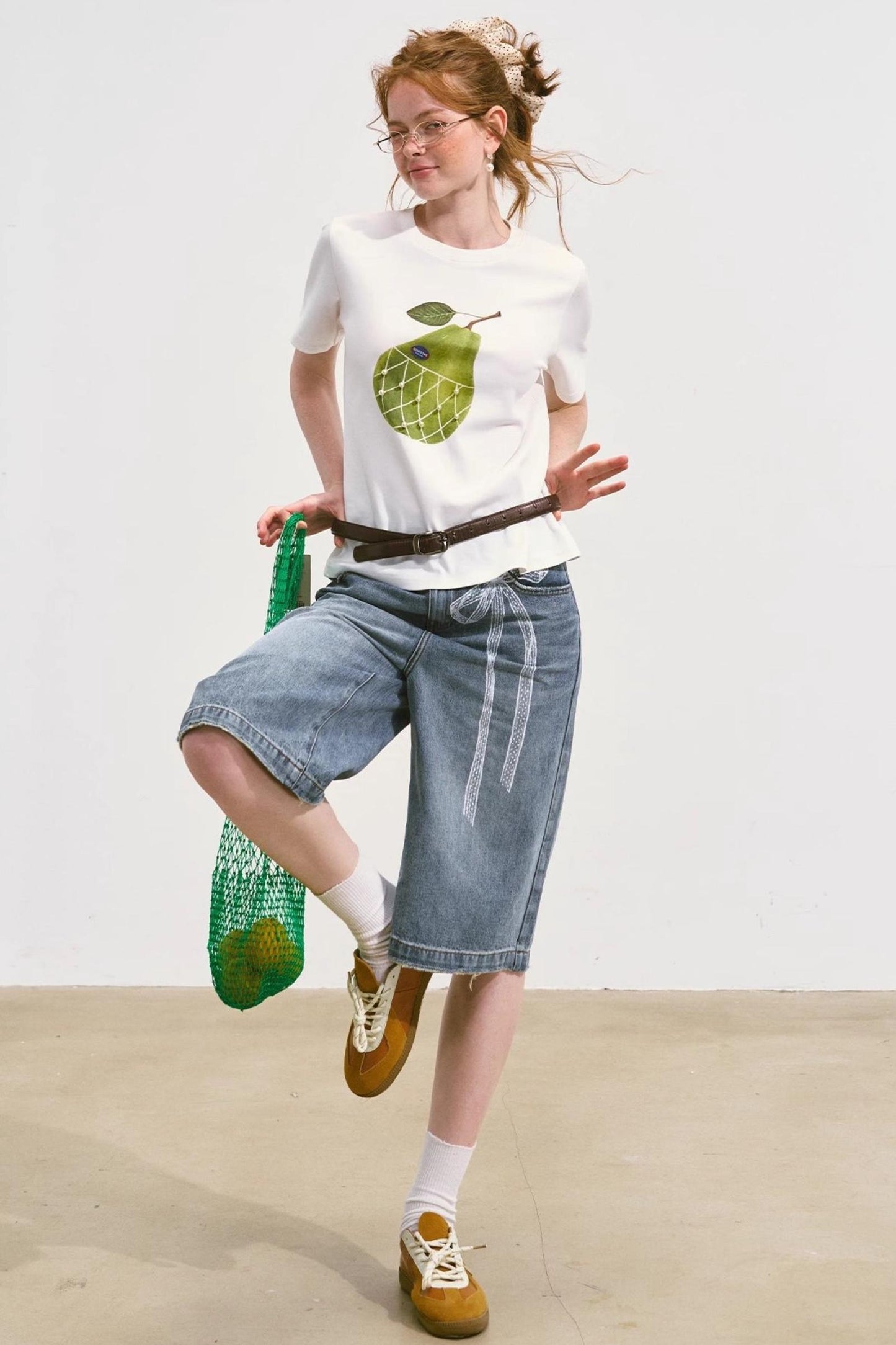 Summer Wide-Leg Denim Pants