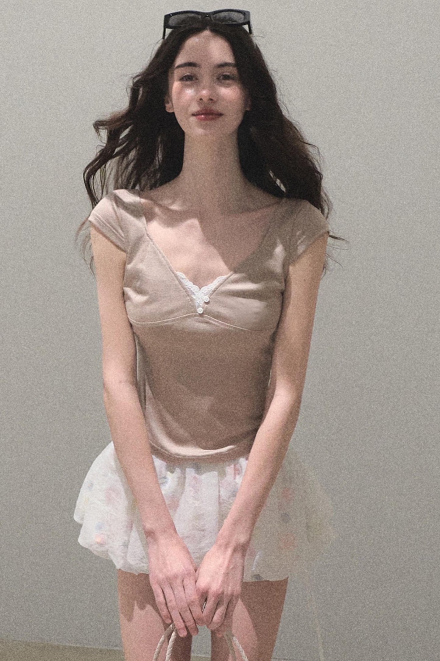 Whispering V-Neck Tee