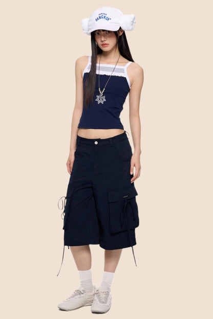 Removable Wide-Leg Slacks