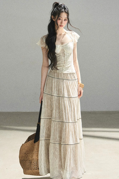 Lace Moonlit Rose Top