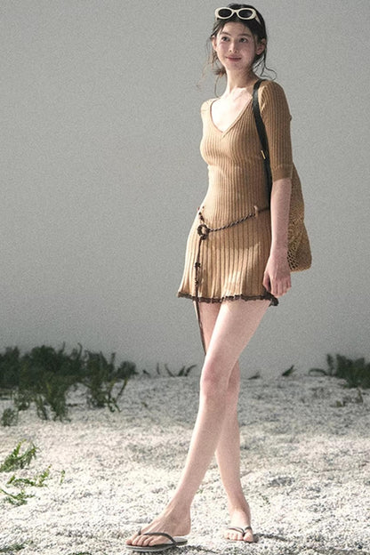 Amber Memories Knit Dress Set