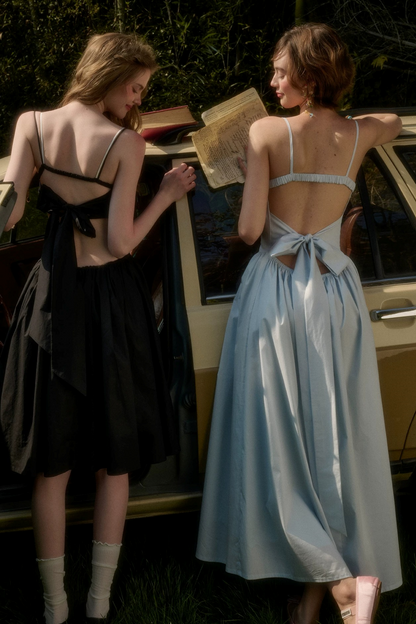Babyblaues Baumwoll-Feenkleid