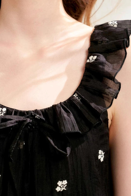 Ruffled A-Line Dress