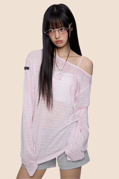 Slant Shoulder Sun Tee