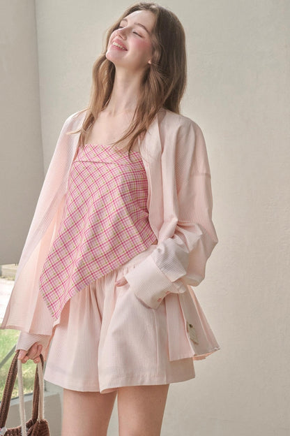 Pink Bow Shirt set-Up