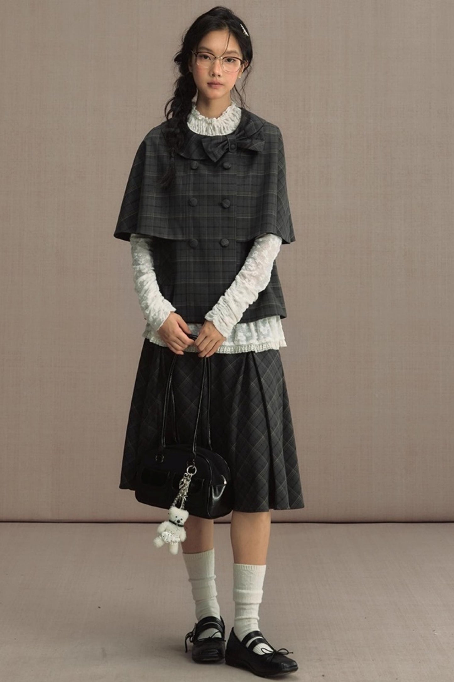 Retro Cape Vest Shawl Jacket Set-Up