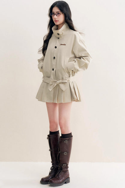 Geek Chic Lace Trench Coat