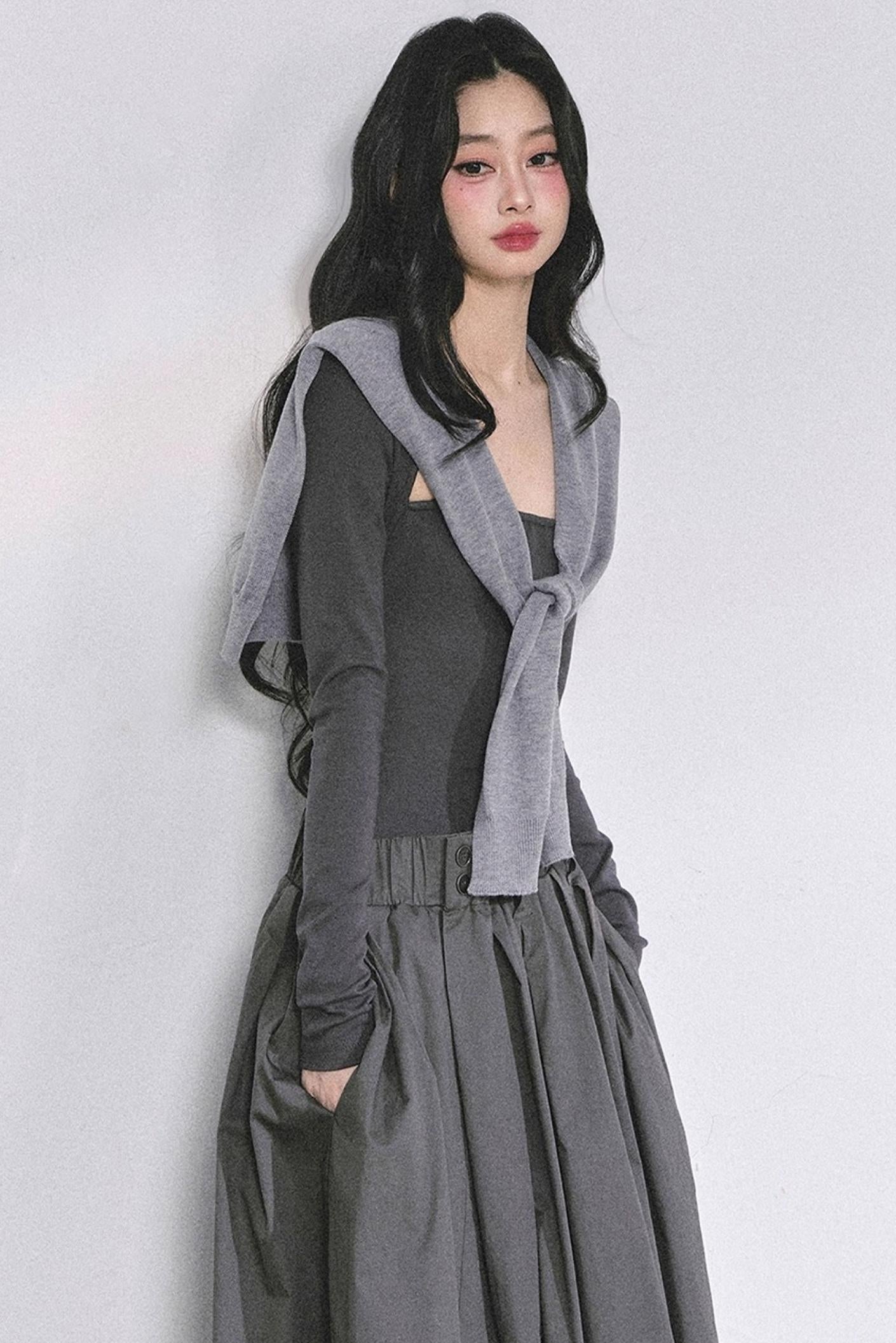 French Slimming Long Dress