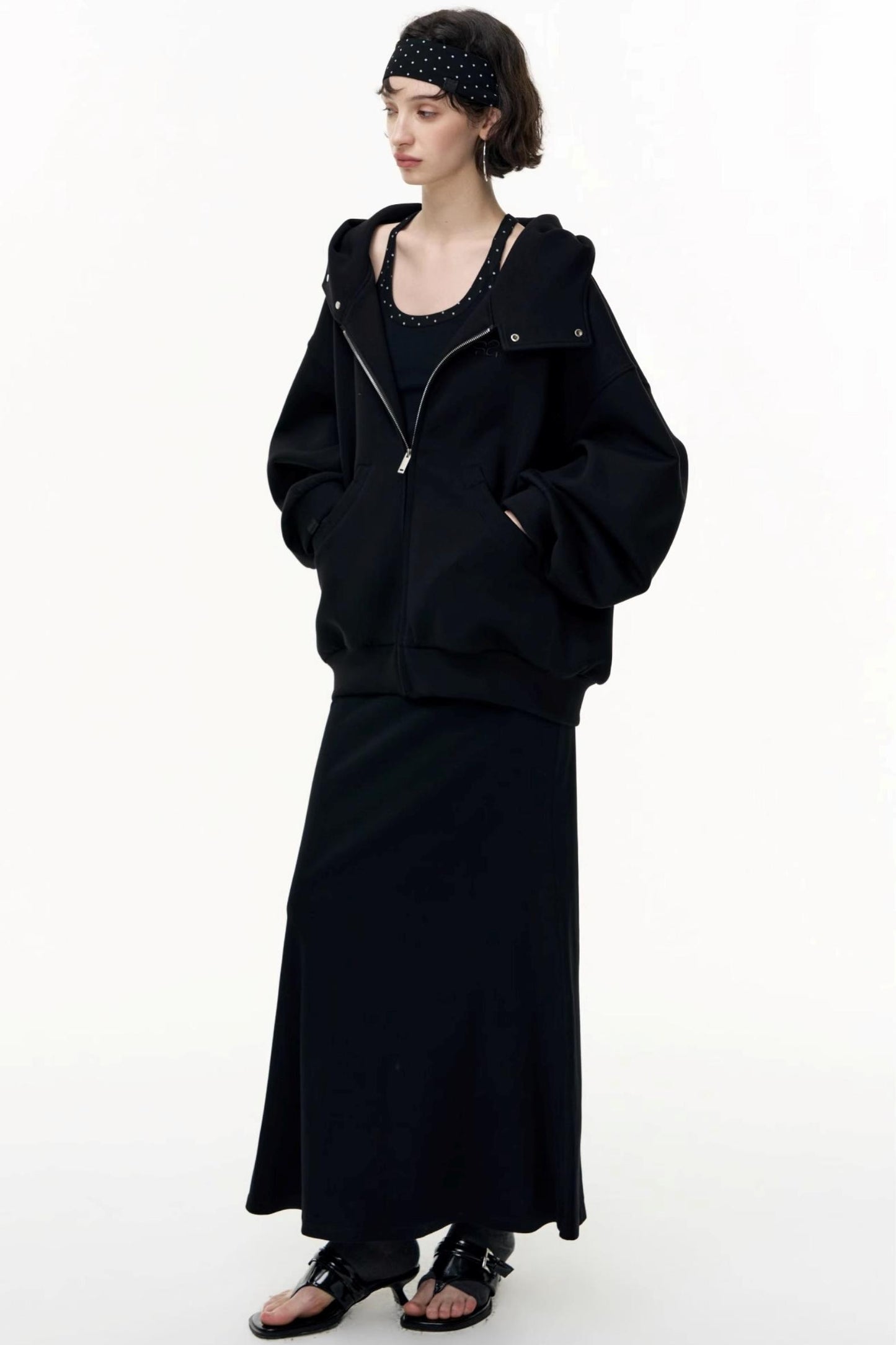 Autumn Striped Camisole Dress