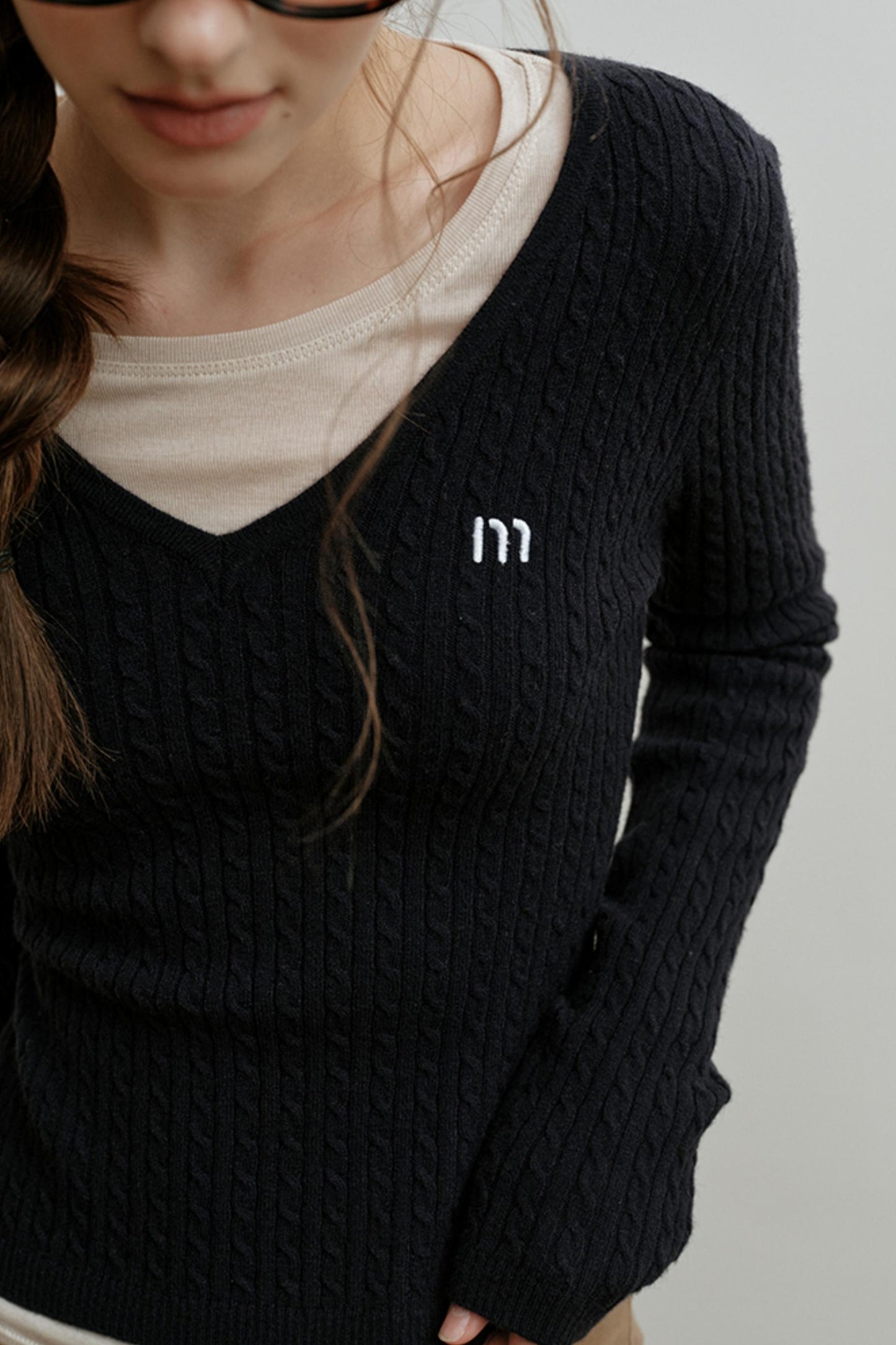 Soft Wool Blend Long-Sleeved Inner Top