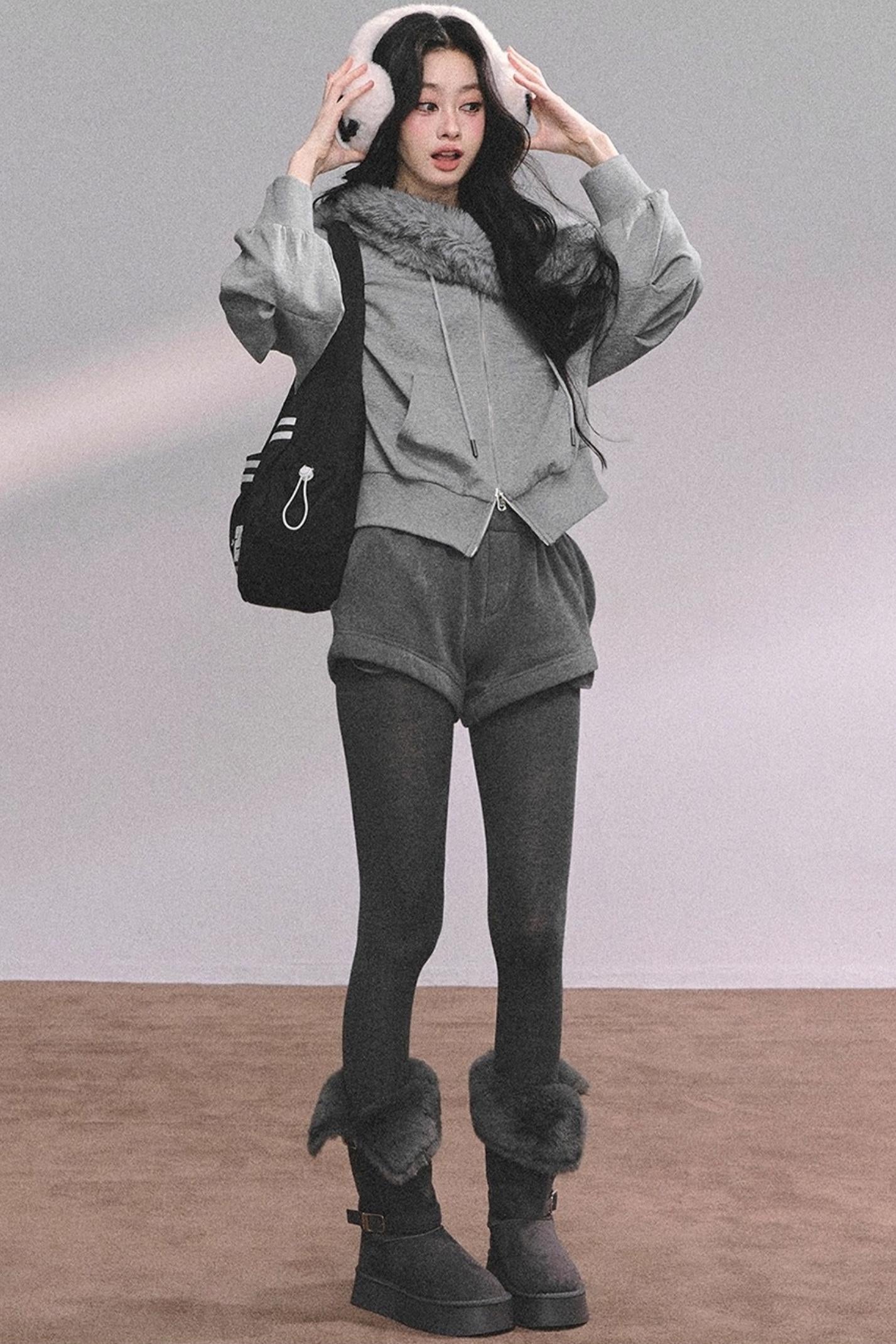 Nordic Winter Top Shorts Two-Piece Set-Up