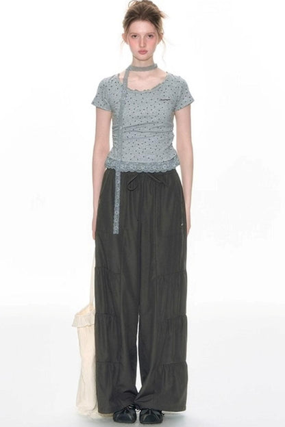 Star Lace Sweet Shirt