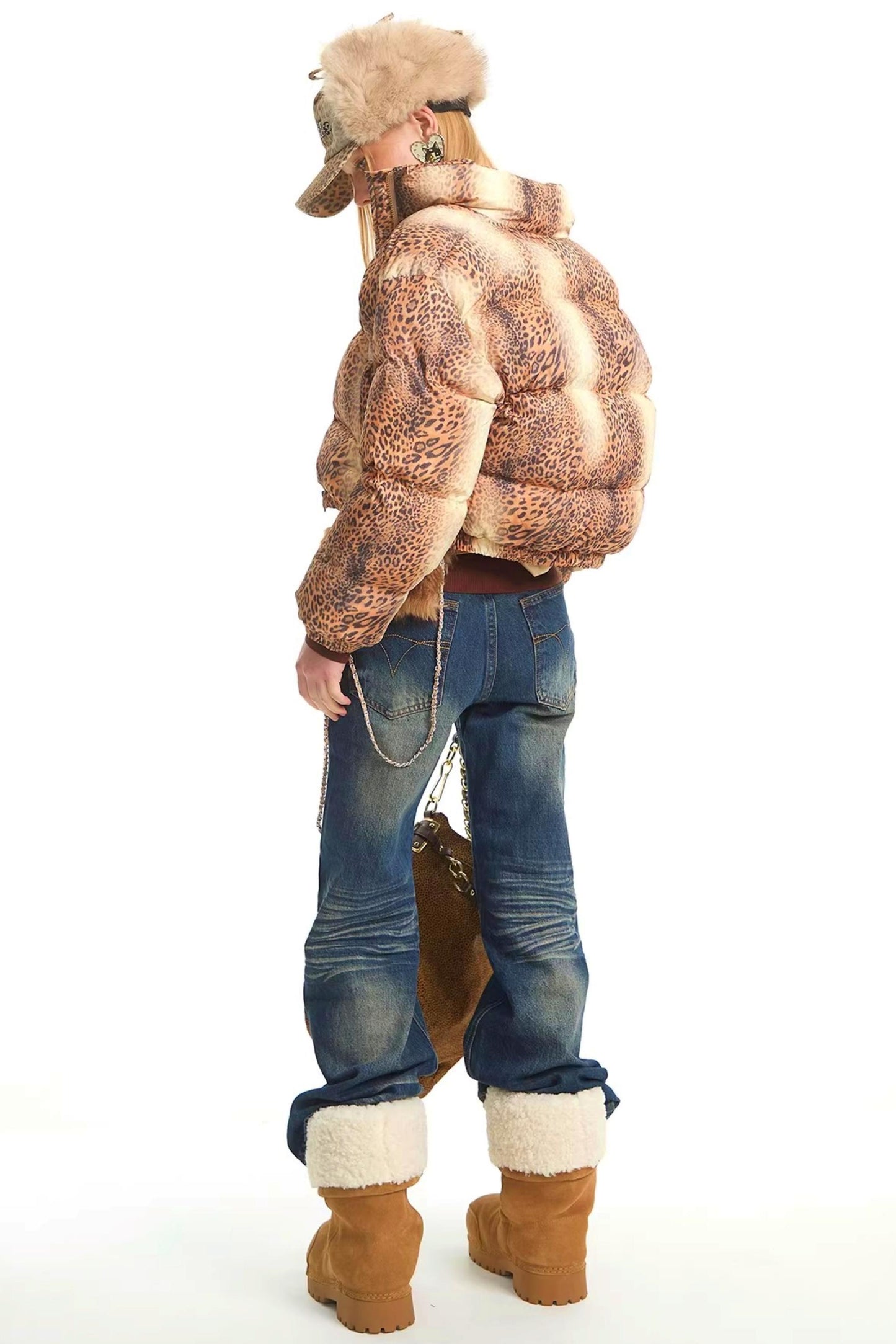 Retro Leopard Cotton Jacket