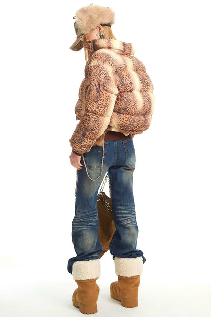 Retro Leopard Cotton Jacket