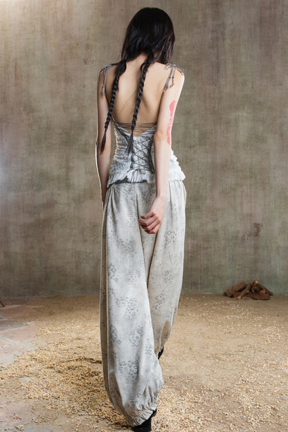 Retro Fishbone Pants