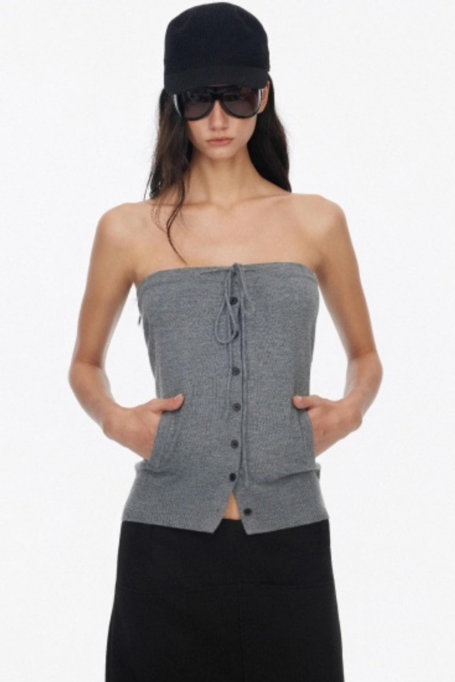 Wool Knit Two Piece Slim Jacket