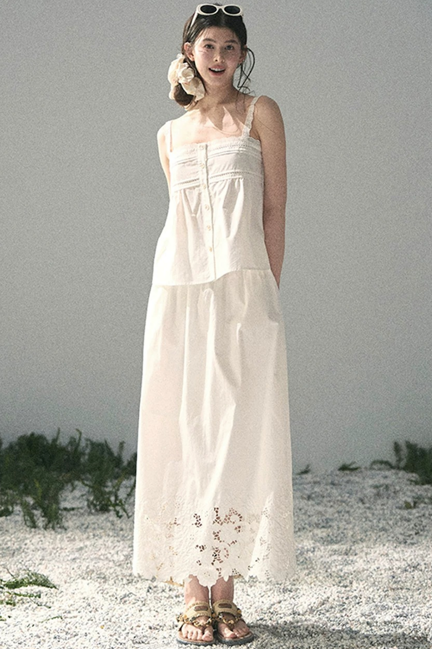 Cloud Lace Two-Piece Set-Up