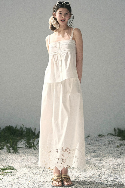 Cloud Lace Two-Piece Set-Up