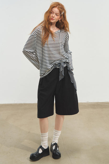 Sunshine Stripes Long Sleeve Smock