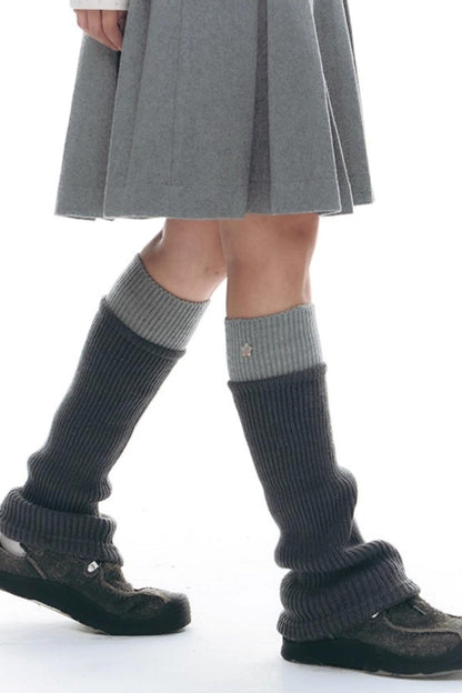 Mid-Leg Stacked Socks