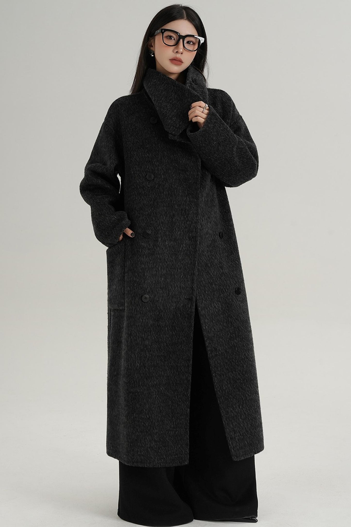 Square Wool Coat