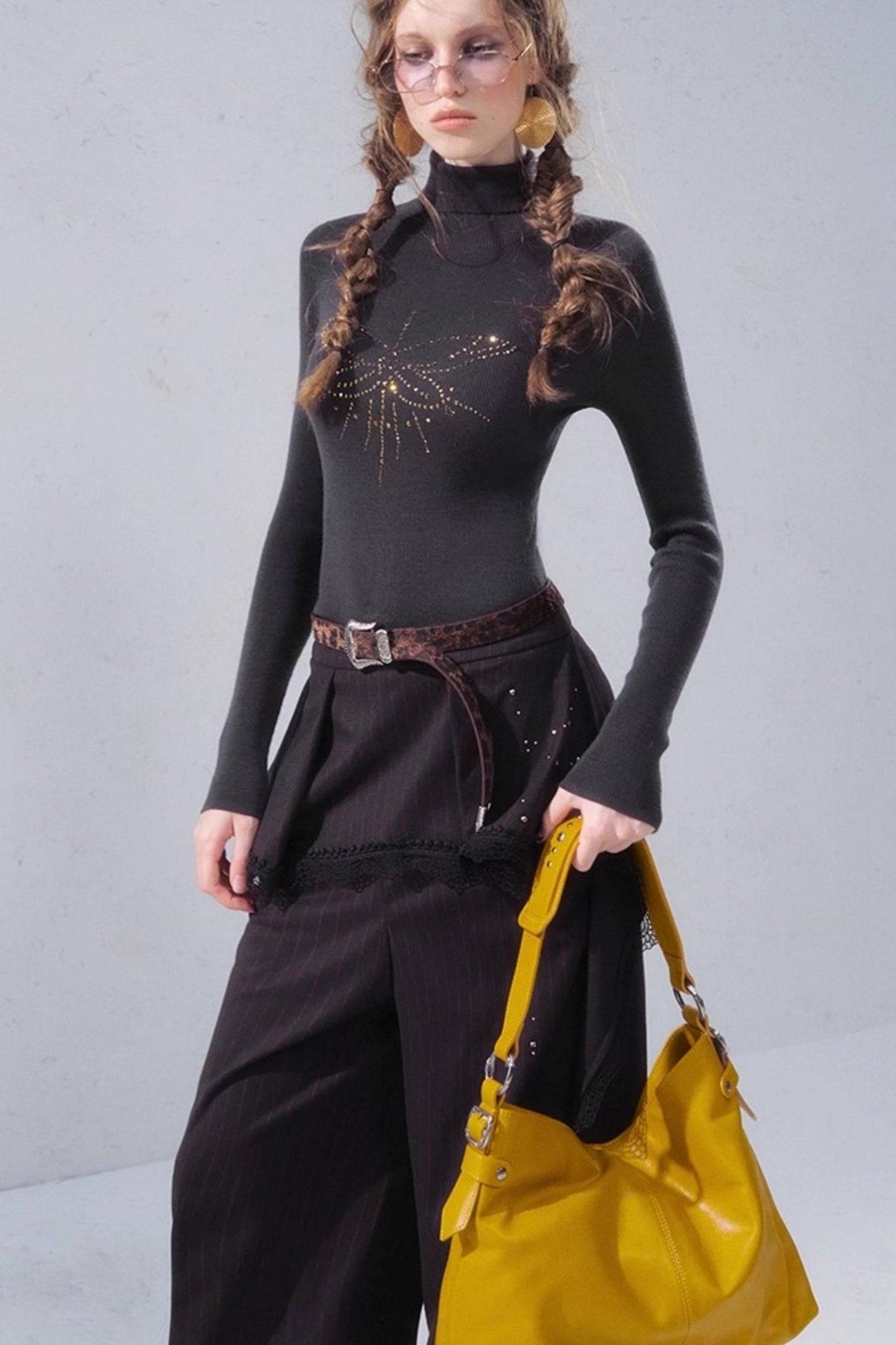 Gentle Respectfulness Wool Knit Top