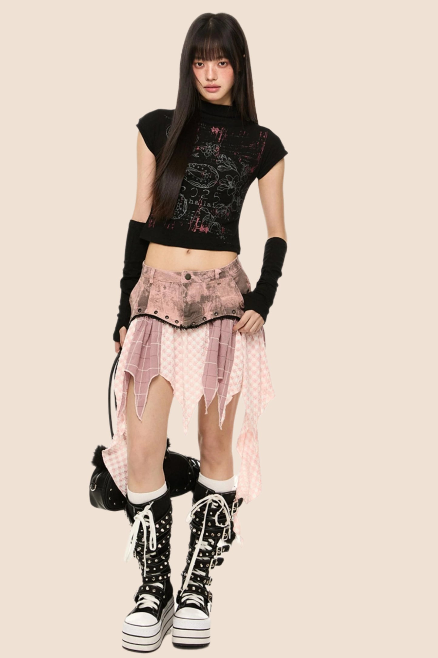 Slim Fit Short Sleeve Crop Tee