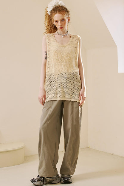 Chic Crochet Knit Top