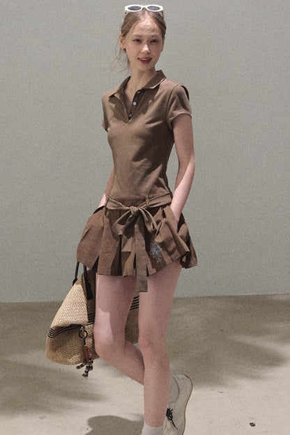 Cool Cotton Polo Skirt Set-Up