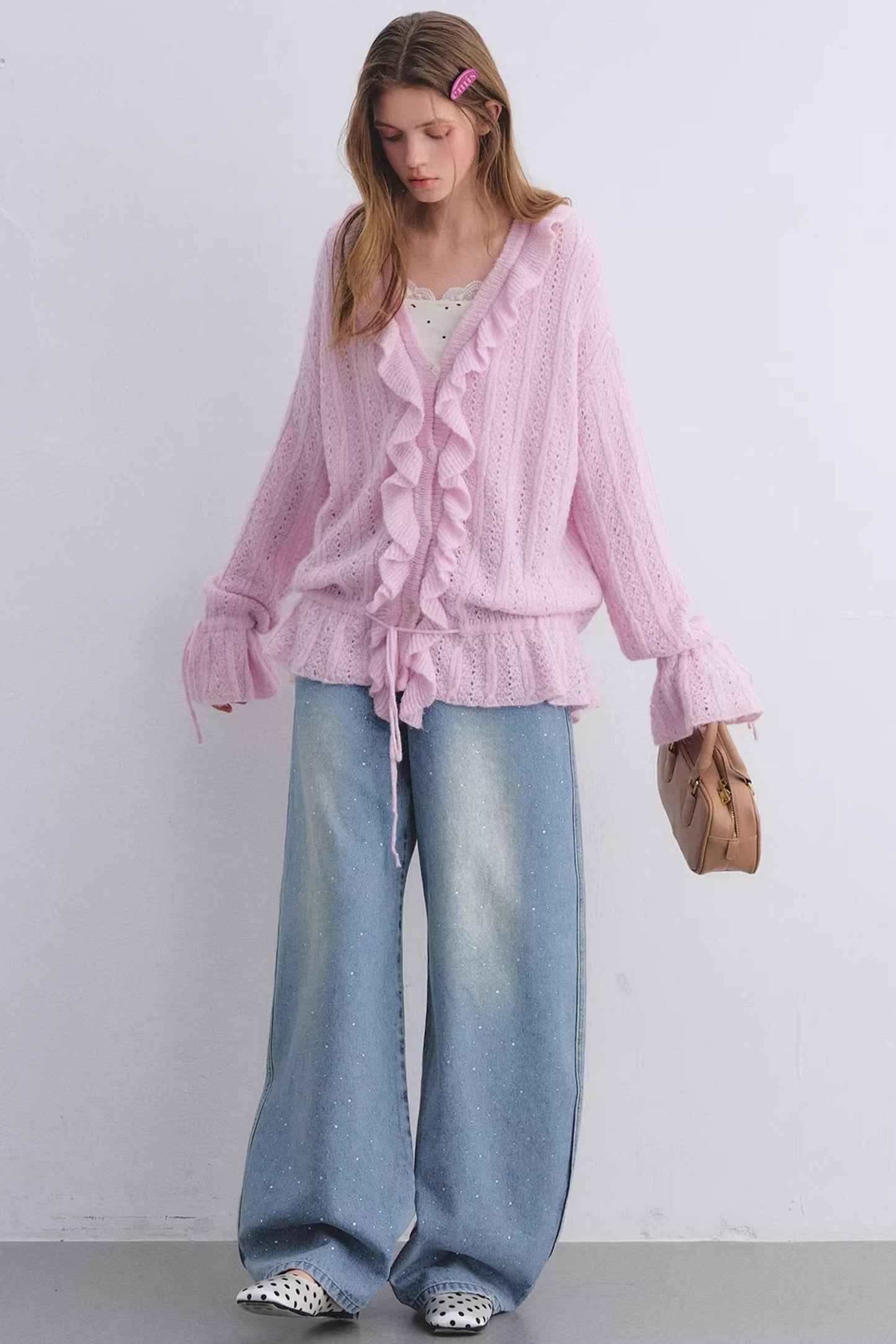 Rhinestone Blue Scimitar Pants