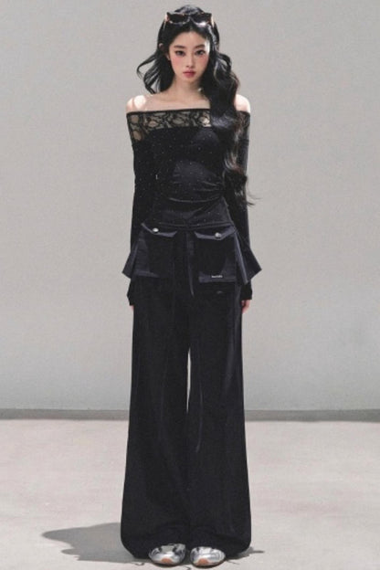 Bella Wide-Leg Workwear Pants