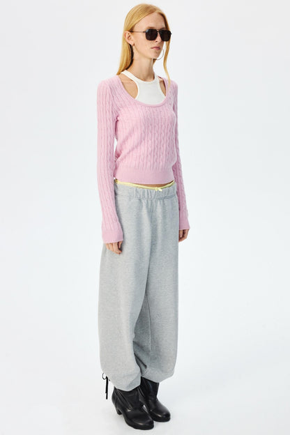 Elasticated Fleece Sweatpants