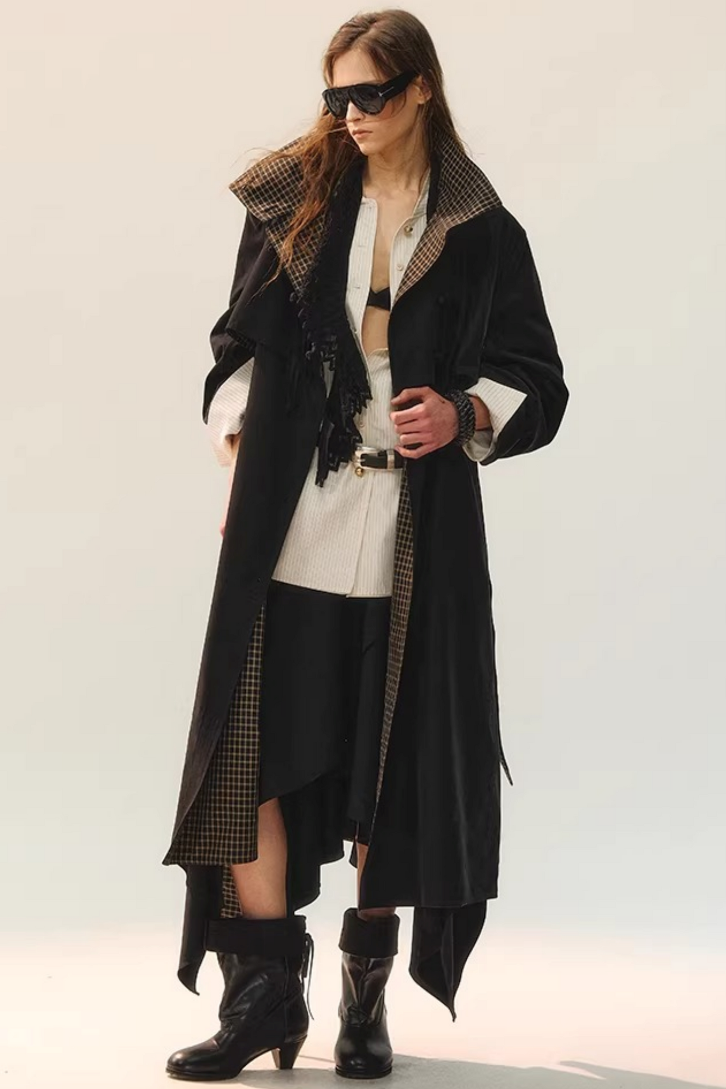 Beaded Retro V-Neck Vest Set