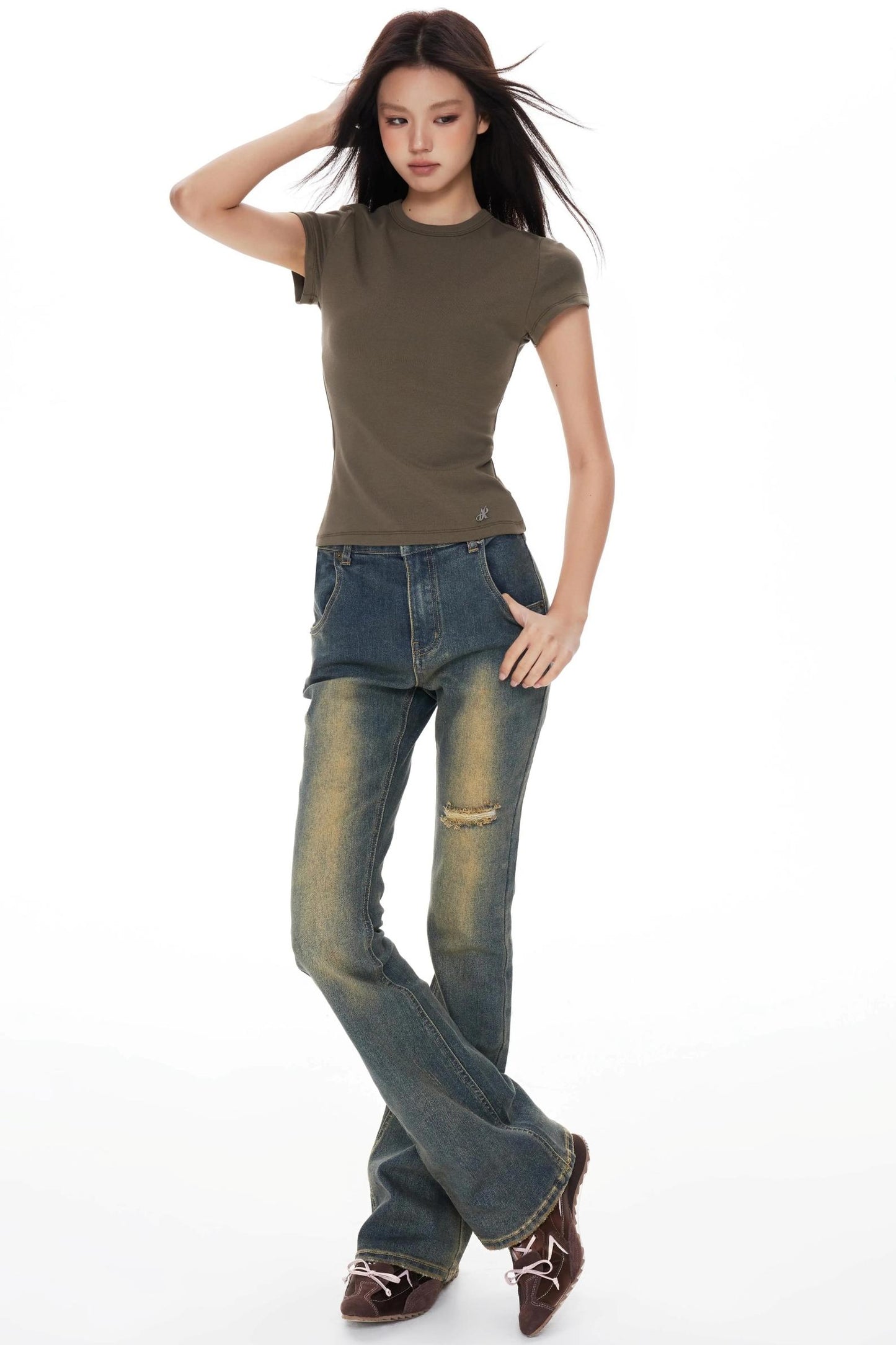 Knitted Slim Base Shirt