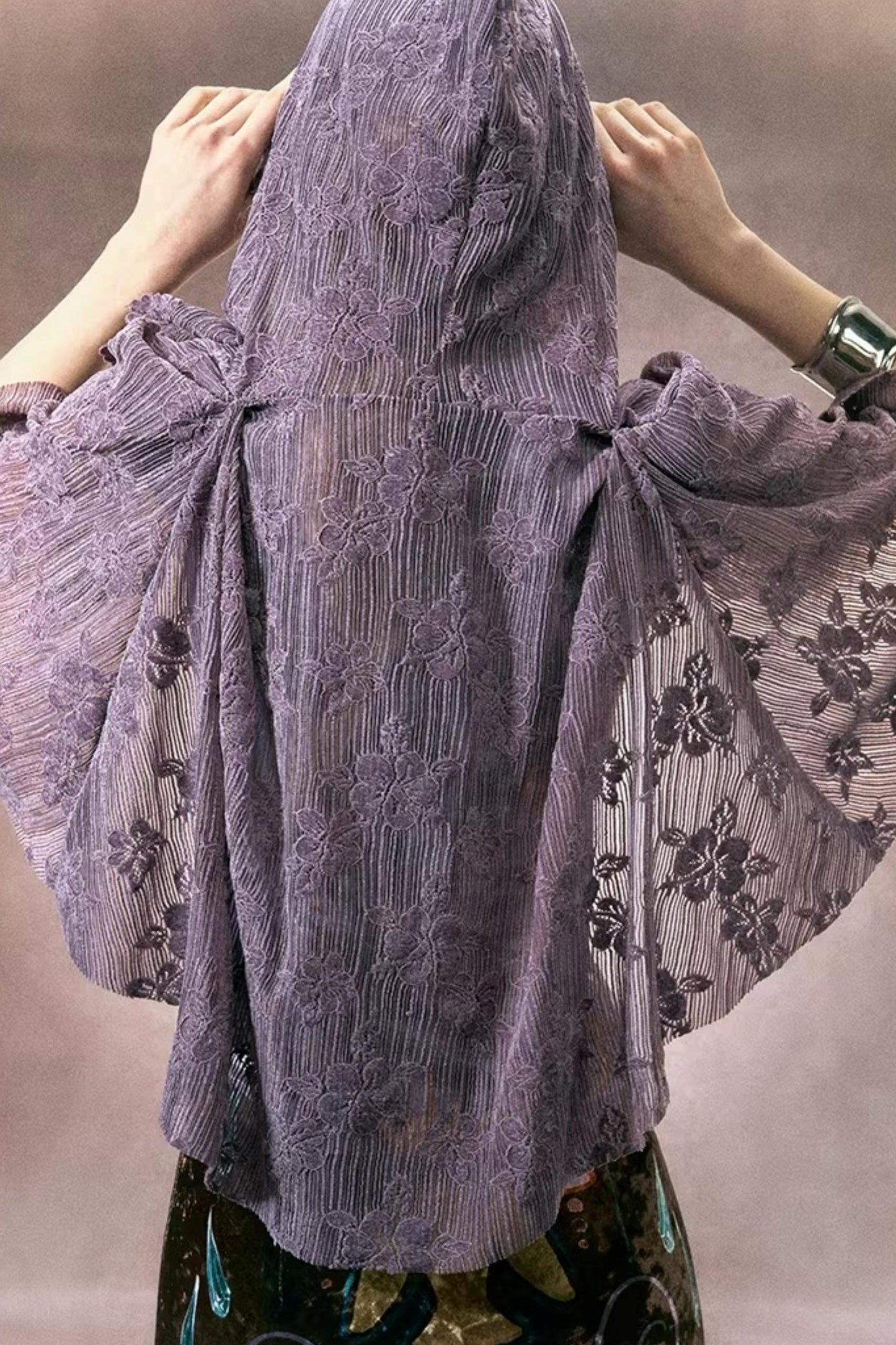 Tarot Velvet Fishtail Skirt Suit Set-Up