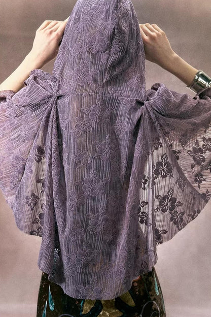 Tarot Velvet Fishtail Skirt Suit Set-Up
