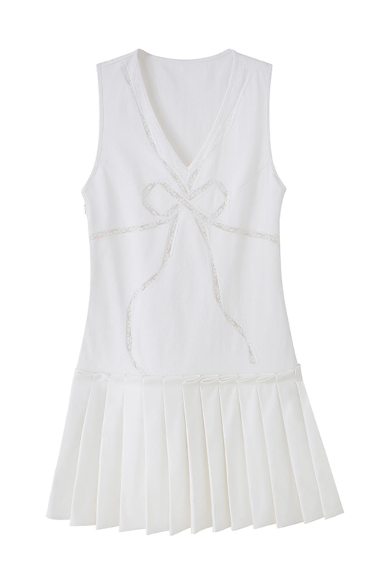 Chic Lace Knit Dress