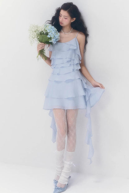 Three-Dimensional Ruffle Dress