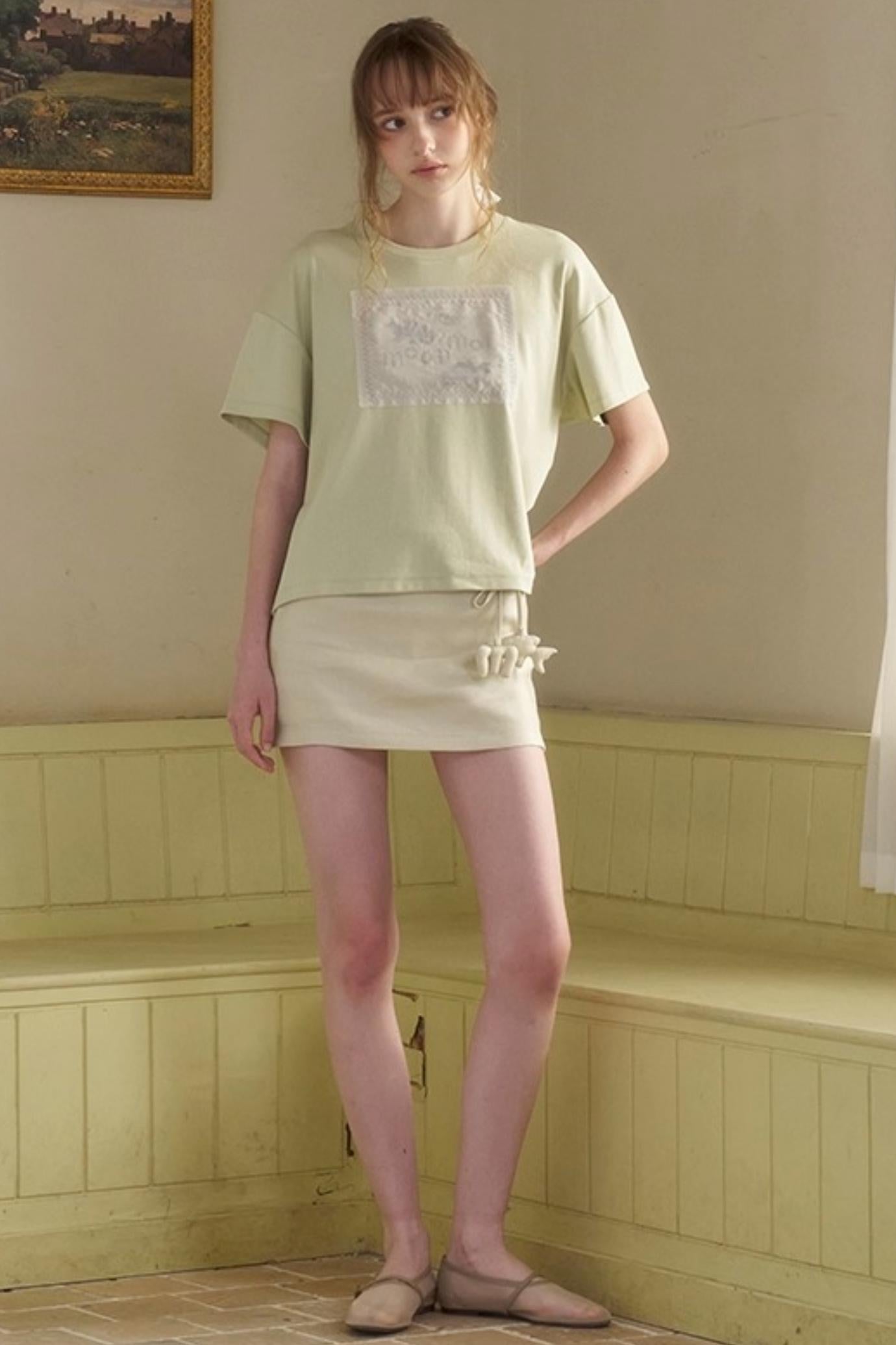 Wandering Fish Embroidered T-shirt