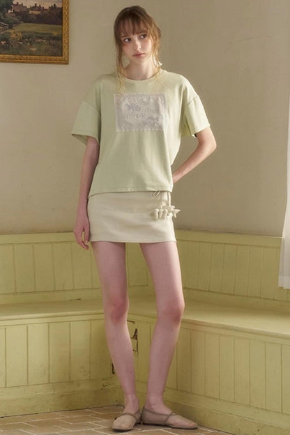 Wandering Fish Embroidered T-shirt