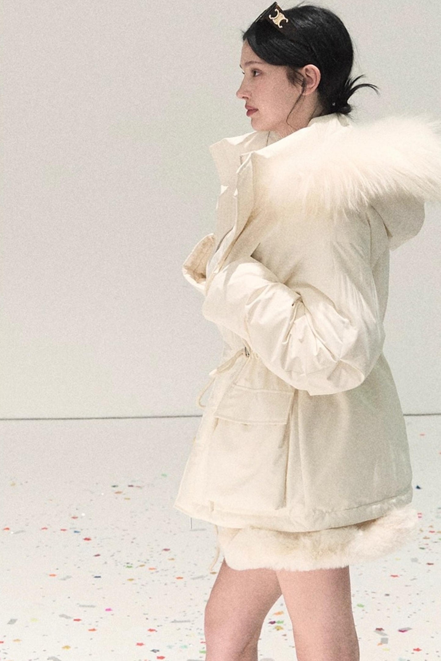 Snowfall Lace Knitted Dress