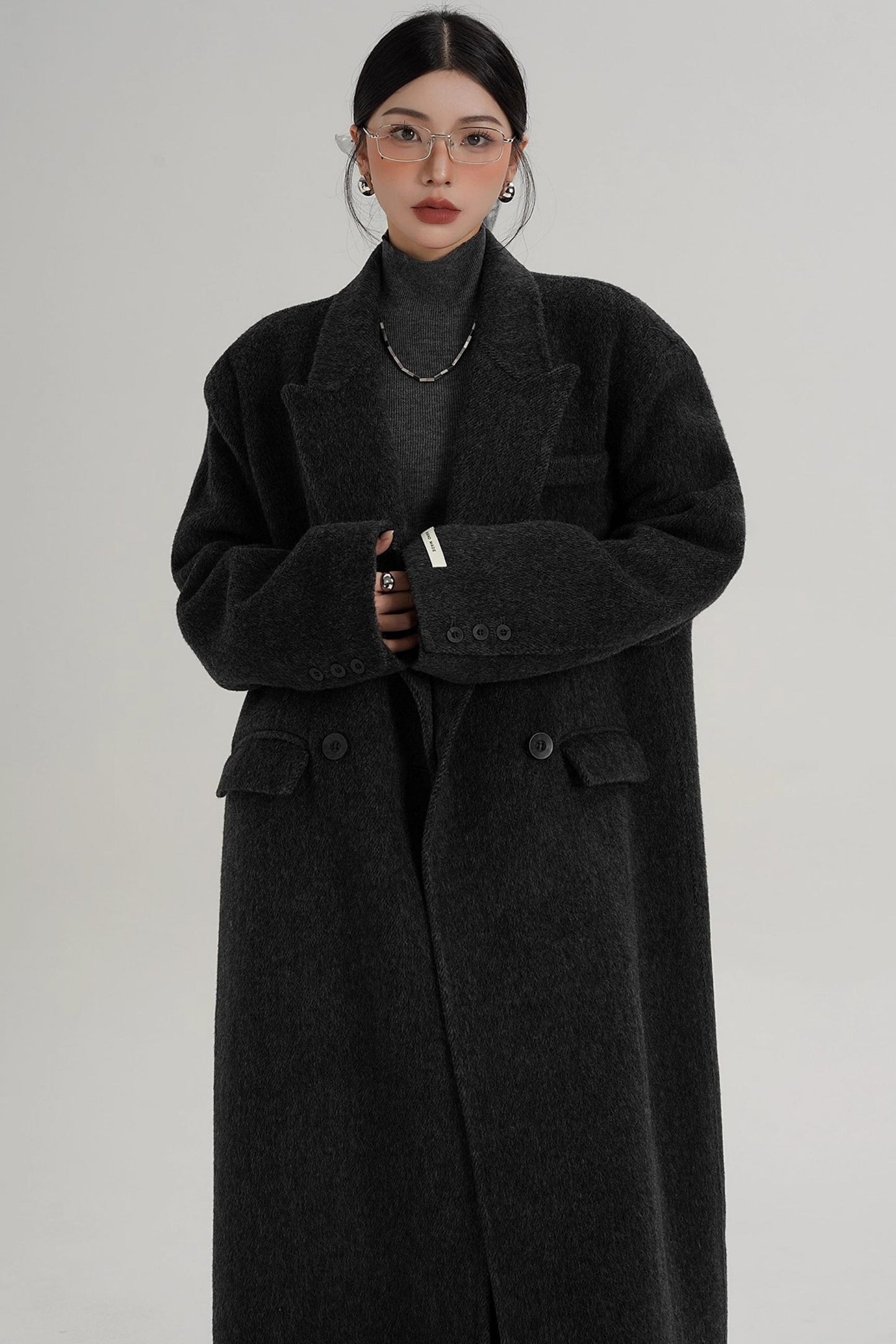 Elegant Long Wool Coat