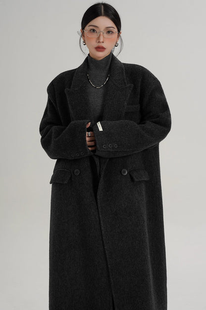 Elegant Long Wool Coat
