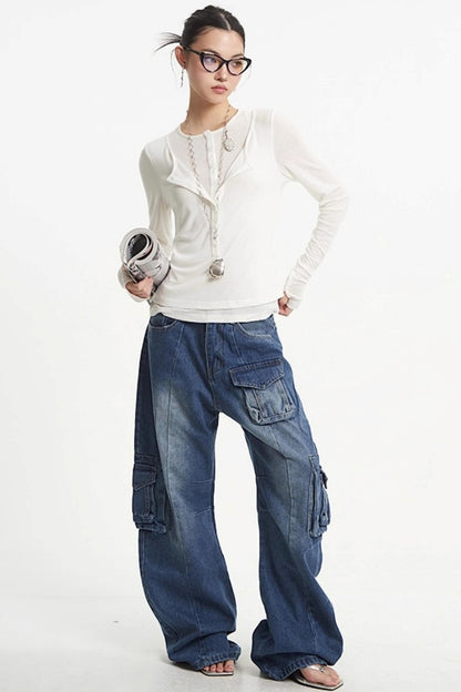 Vintage Buttoned Sweater