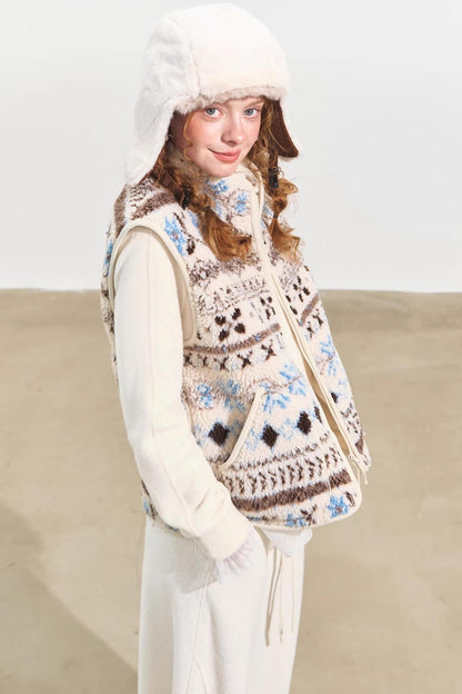 Polar Fleece Jacquard Jacket Set-Up