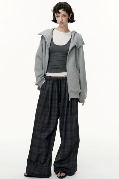 Tea Layer Hooded Cardigan Coat