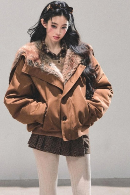 Plush Winter Padded Coat