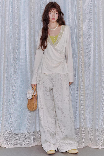 Tencel Lace Swing Top