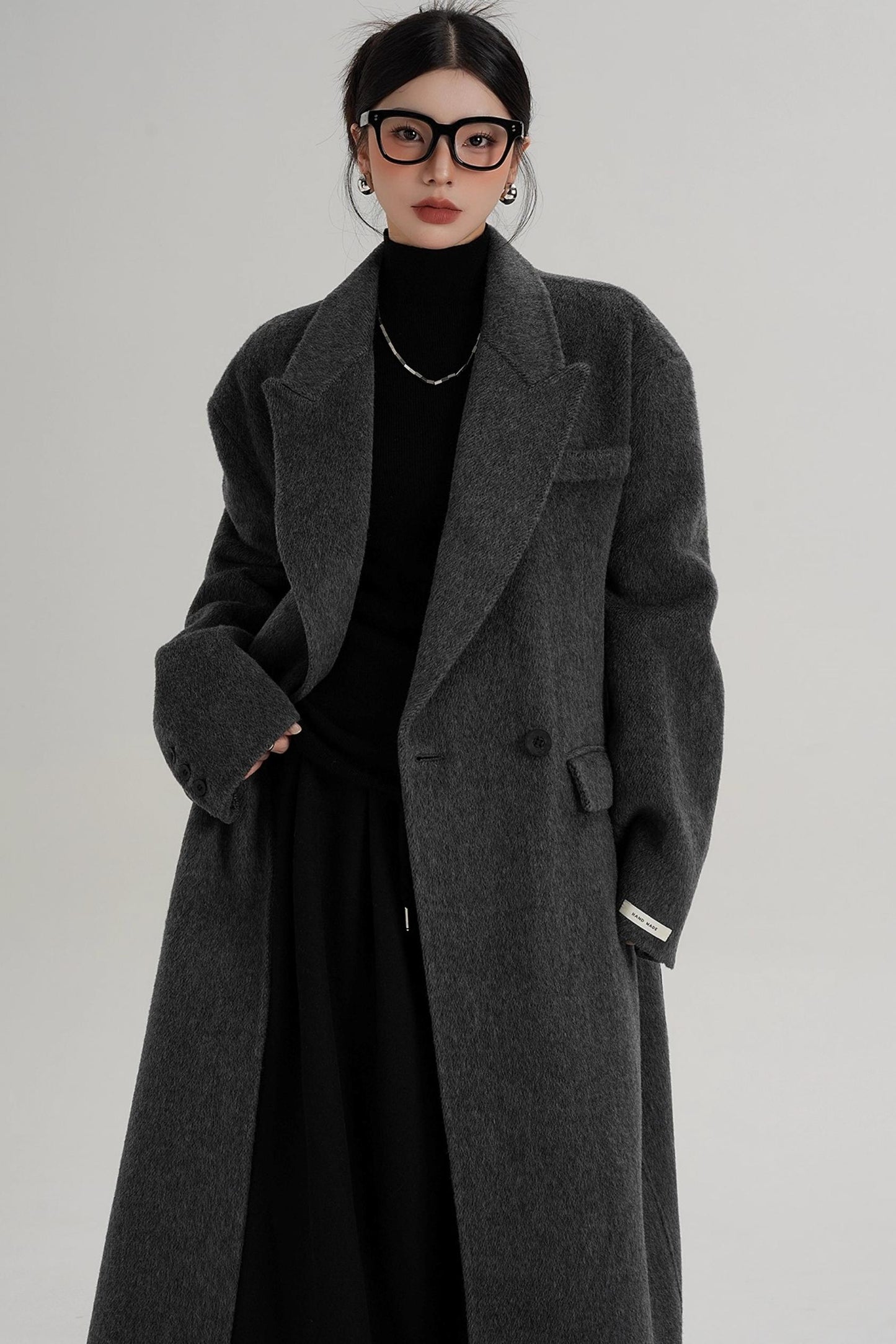 Elegant Long Wool Coat
