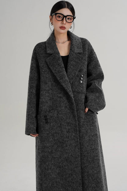 Pocket Design Wool Coat
